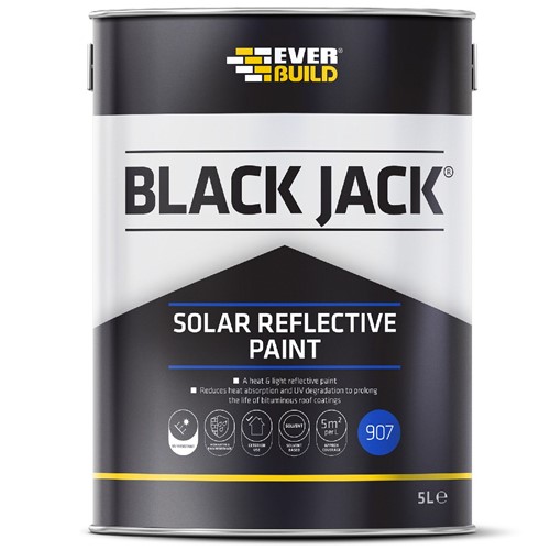 Black Jack Solar Reflective Paint - 5L