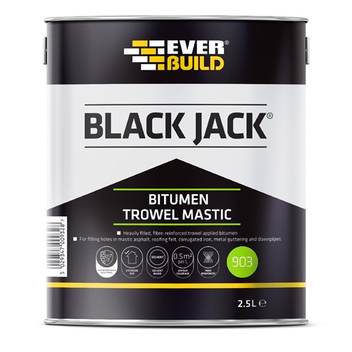 Black Jack Bitumen Trowel Mastic - 2.5L