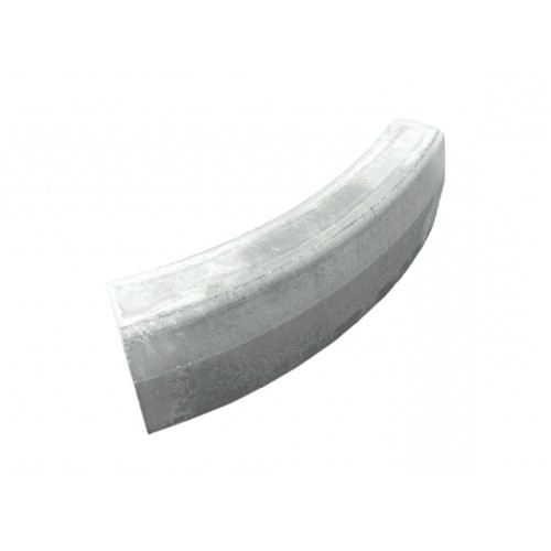 Half Batt Kerb External Radius 125 x 255mm HB 1m