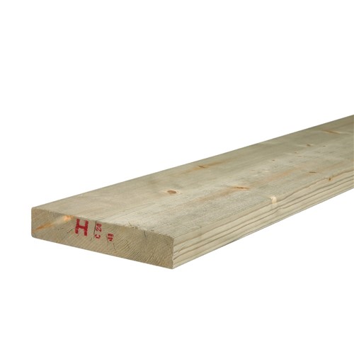 6m Regularised KD C24 Treated Timber 47 x 225mm