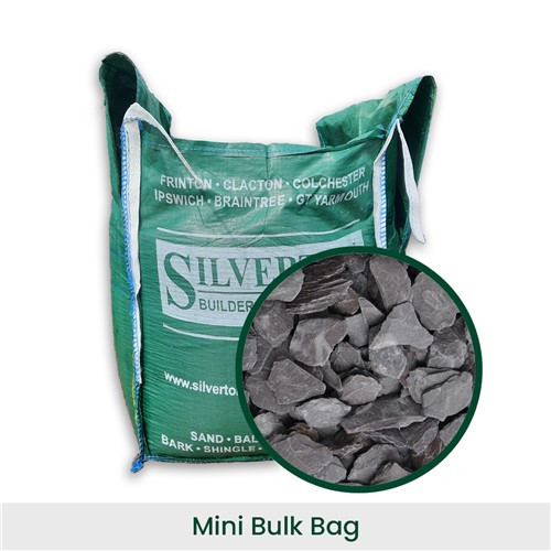 Mini-Bulk Bag - Blue Slate Chippings 20mm