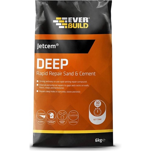 Jetcem Deep Rapid Setting Sand & Cement Mix - 6kg