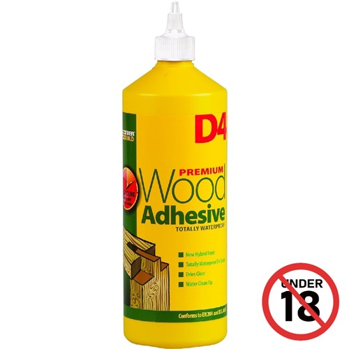 Everbuild D4 Premium Wood Adhesive - 1L