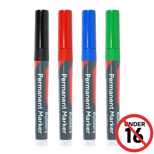 Timco Permanent Makers Fine Tip - Mixed Colours