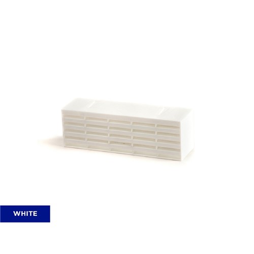 Plastic Airbrick - White - 9 x 3