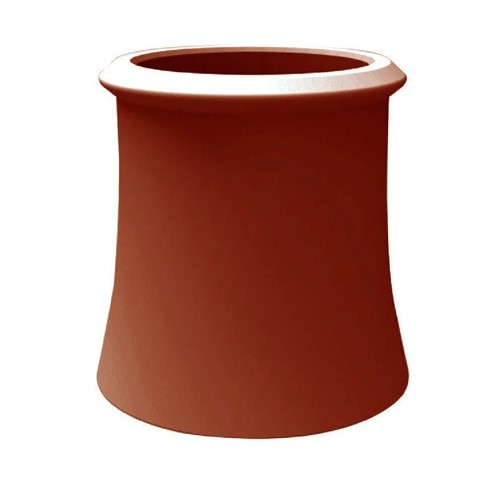 Cannon Head Chimney Pot - 450mm Red