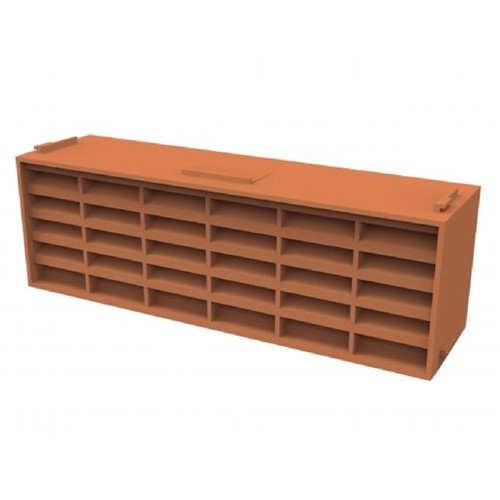 Manthorpe Plastic Airbrick - Terracotta