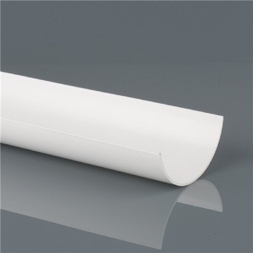 Roundstyle 112mm x 4m Gutter - White