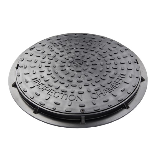 B6255  450mm Diameter Round Secured Plastic Cover (Driveway)