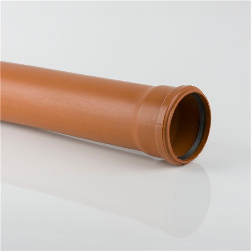 160mm x 6m Single Socket Pipe