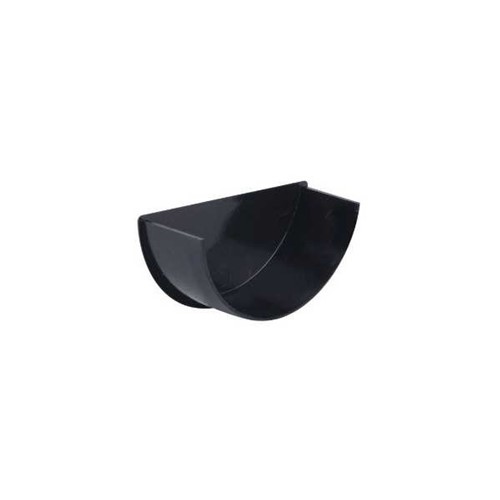 Roundstyle Gutter 112mm Internal Stopend - Black