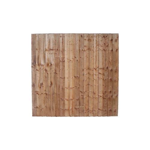 Closeboard Fence Panel 6' X 6'   (Heavy Duty With 4 Backing Rails)