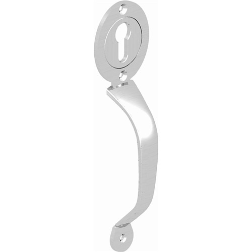 Gatemate Chrome Pull Handle For Euro Lock - 8"