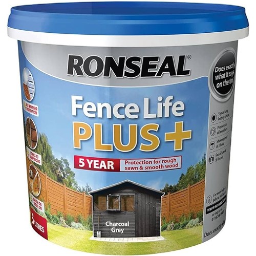 Ronseal Fence Life Plus - Charcoal - 5L