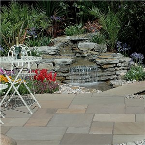 Green Slate Rockery