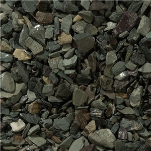 Bulk Bag - Green Slate Chippings 20mm