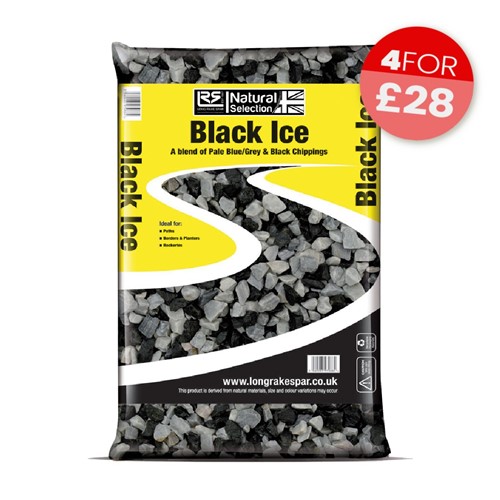 20mm Black Ice Chippings - Small Bag