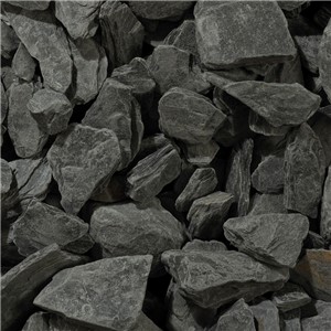 40mm Charcoal Slate Chippings - Small Bag