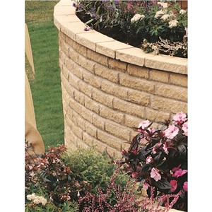 Bradstone Pitched Walling 290mm x 136mm - Buff