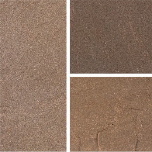 Bradstone Blended Natural Sandstone - Burnt Umber - (19.52m2 Pack)