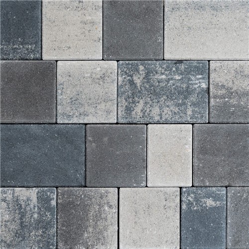 Castlepave Smooth 60mm Block - Mixed Size Pack 8m2 - Ashblend