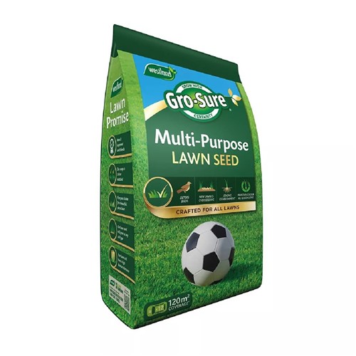 Westland Gro-Sure Multi Purpose Lawn Seed - 120m2 Bag