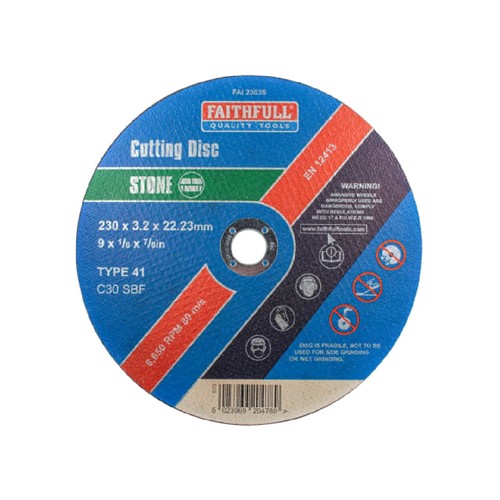 Stone Cutting Disc 9"