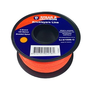 Spear & Jackson Brick Line 50m - Orange/Yellow