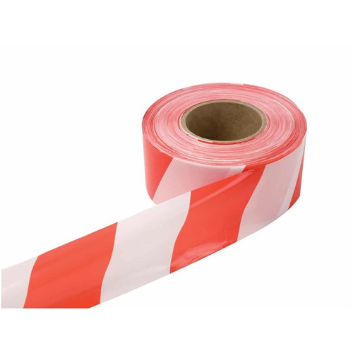 Mamoth Barrier Tape Red & White - Non Adhesive