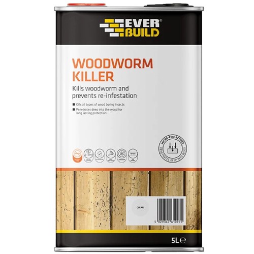 Everbuild Woodworm Killer - 5L