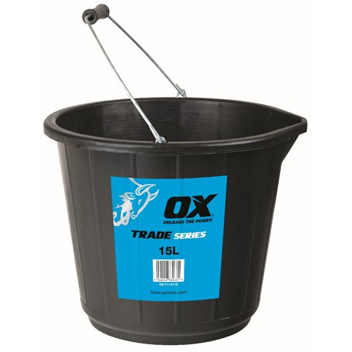 OX-T110715 Ox Trade 15 Black Bucket