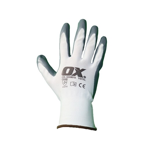 Ox Nitrile Flex Gloves - Size 10/XL