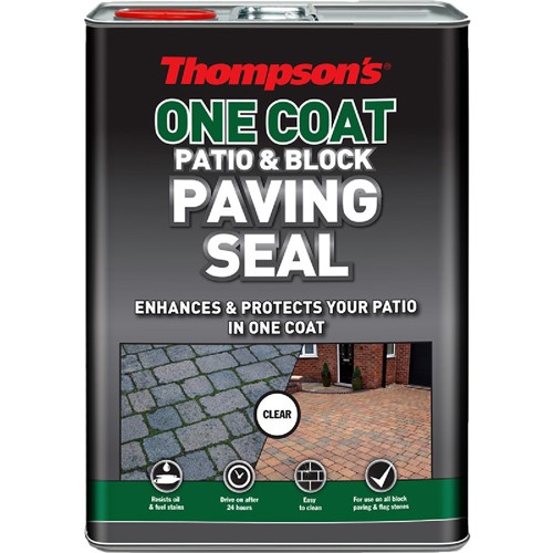 Thompson's One Coat Patio & Block Paving Seal - Clear 5L