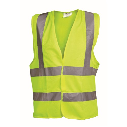 Ox Yellow Hi Vis Vest Size