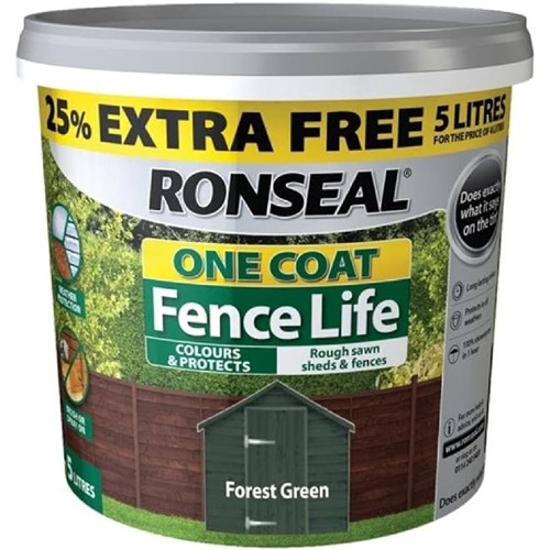 One Coat Fencelife - Forest Green 5L