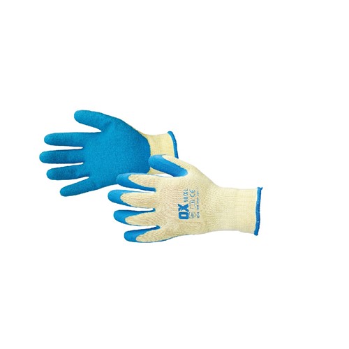 OX Pro Latex Grip Gloves - Size 9/L