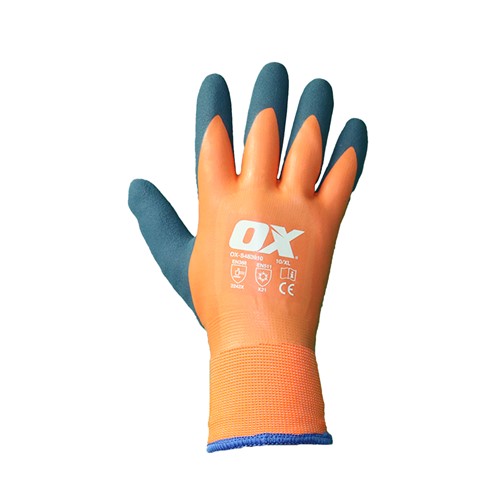 Ox Foam Latex Thermal Gloves - Size 10/XL