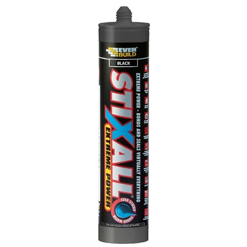 Stixall Building Adhesive & Sealant 290ml - Black