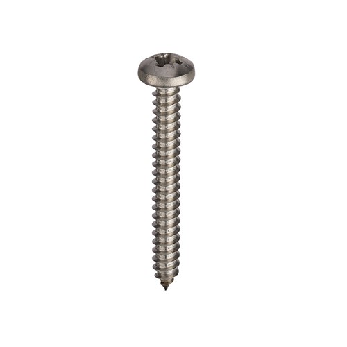 Unifix Self Tapping Screw BZP Pan Head 8 x 1" (PK50)