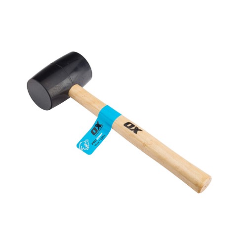 OX-T081716 OX Trade Black Rubber Mallet 16oz - 450g