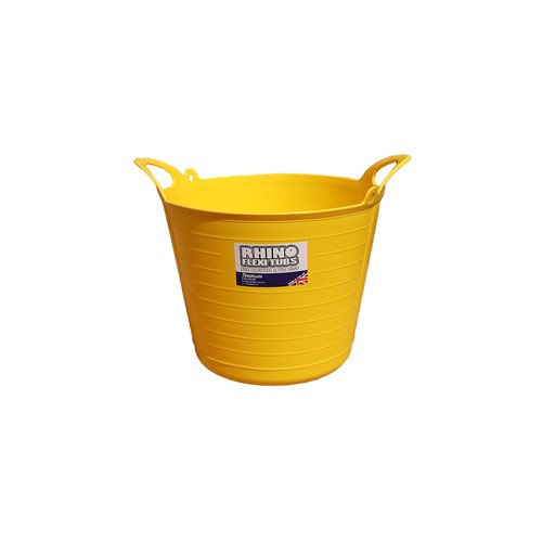 Rhino Flexi Tub Yellow - 26L