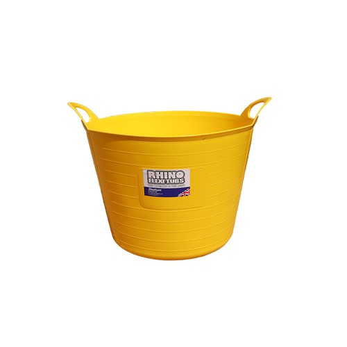 Rhino Flexi Tub Yellow - 40L