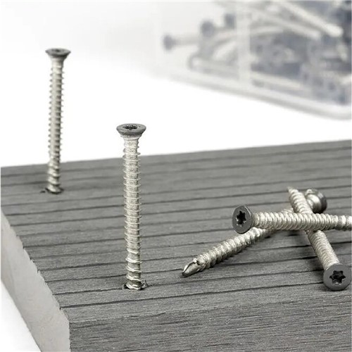 Saige Stainless Steel M4.5 x 65 Carbon Steel Grey Screw ( Box of 250 )