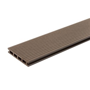 Saige Hollow Composite Decking - Coffee - 3.6m