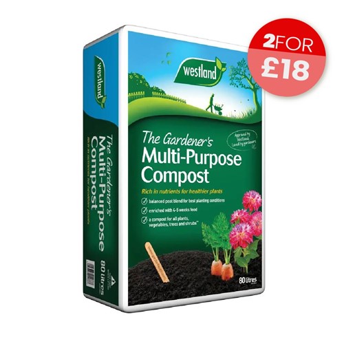 Westland Gardener's Multi Purpose Compost 80L Bale