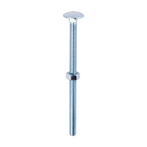 Timco Carriage Bolt & Hex Nut M6 x 100mm