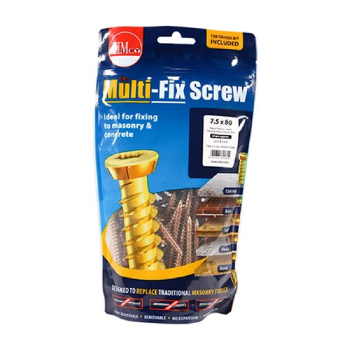 Timco Concrete Screw 7.5 x 80mm