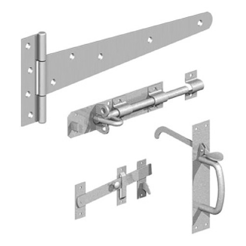 Gatemate Side Gate Kit - Suffolk Latch Pack - Galvanised